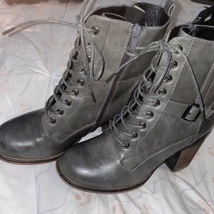 charcoal ankle boots